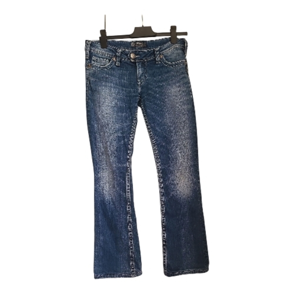 Silver Jeans Tuesday Low Rise Medium Wash Blue Jeans 29